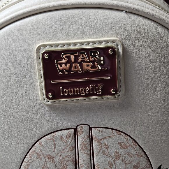 Loungefly Disney Star Wars Darth Vader Embroidered Floral Mini Backpack - Picture 4 of 14